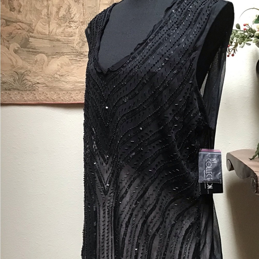 MY COLLECTION, SEQUIN-TED shell, size 2XL.